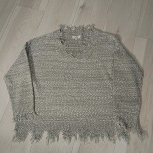 Entro Womens size S Gray Pullover Sweater
